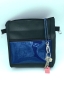 Preview: Gassitasche / Cross Bag / Hip Bag schwarz blau